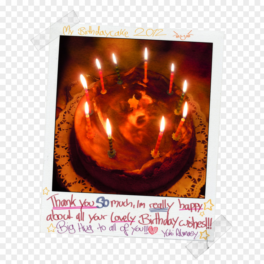 Many Thanks Torte-M Birthday Cake Candle PNG