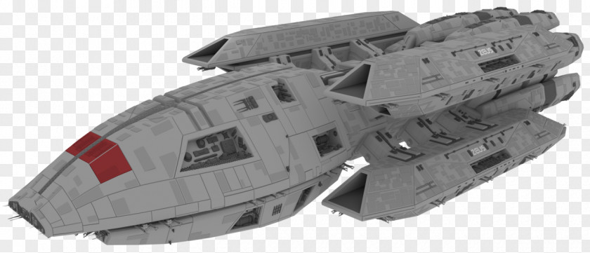 Pegasus Battlestar Cylon Plastic Model PNG