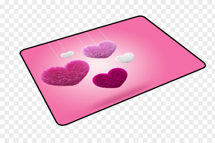 Pink Table Mat Material Computer Mouse Mousepad PNG