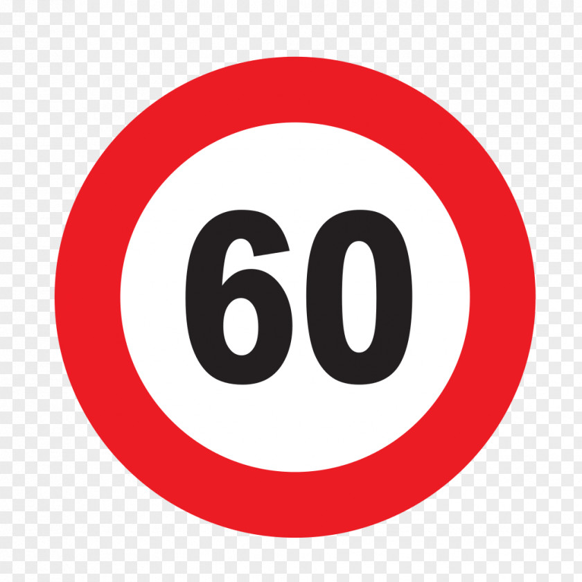 Speed Limit Information Traffic Sign Driving Logo PNG