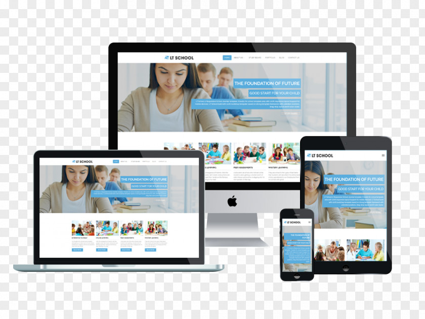 WordPress Responsive Web Design Template System Handheld Devices PNG