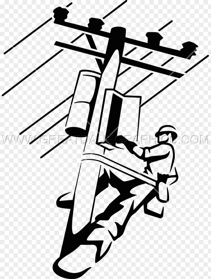 Electrician Vector Lineworker Electricity Drawing Clip Art PNG