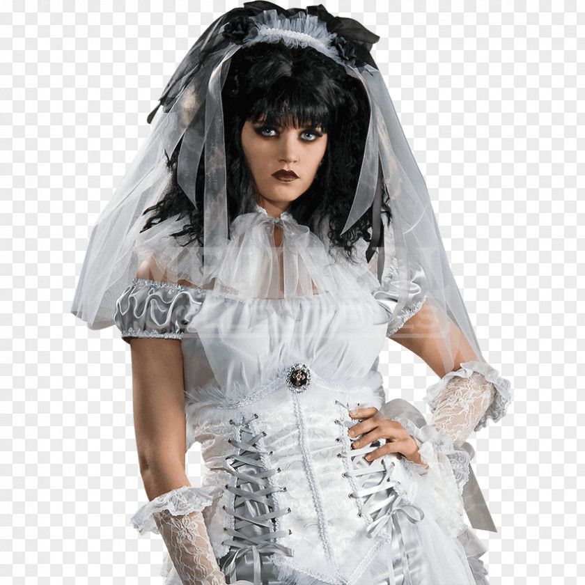 Halloween Costume Wedding Dress PNG
