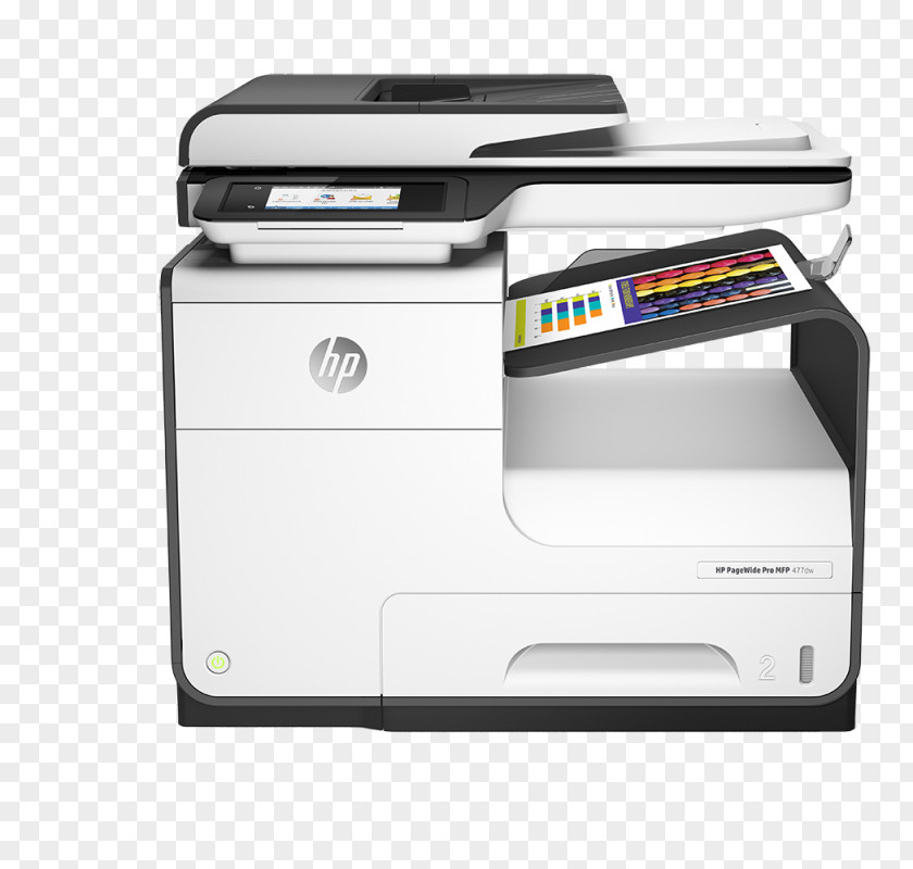 Hewlett-packard Hewlett-Packard Multi-function Printer HP PageWide Pro 477 Image Scanner PNG