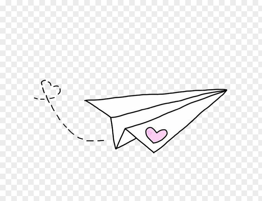 White Paper Airplane We Heart It PNG