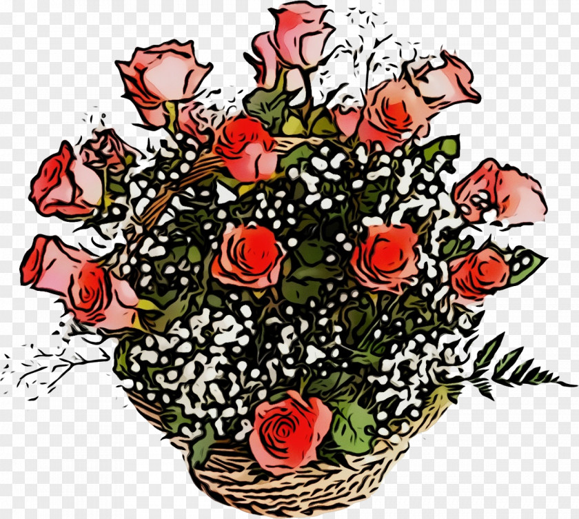 Floristry Flowerpot Garden Roses PNG