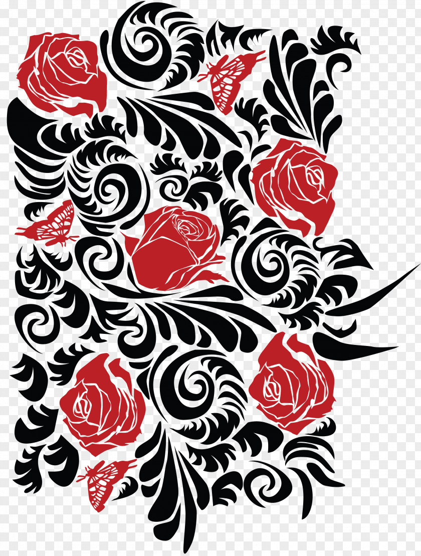Flower Pattern Ukraine Rose Ornament Floral Design PNG