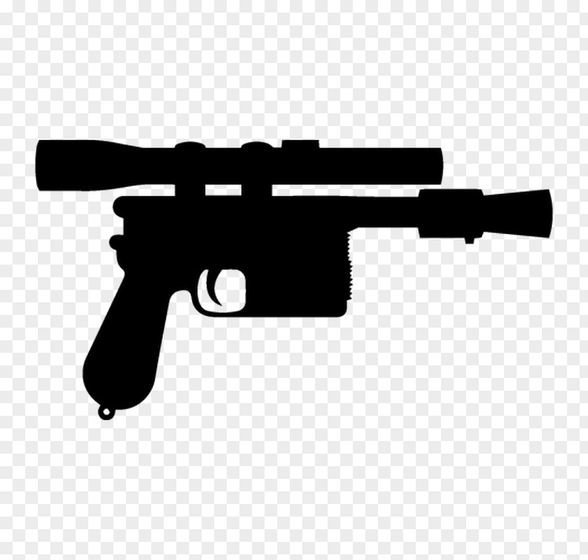 Han Solo Blaster Sticker Decal Firearm PNG