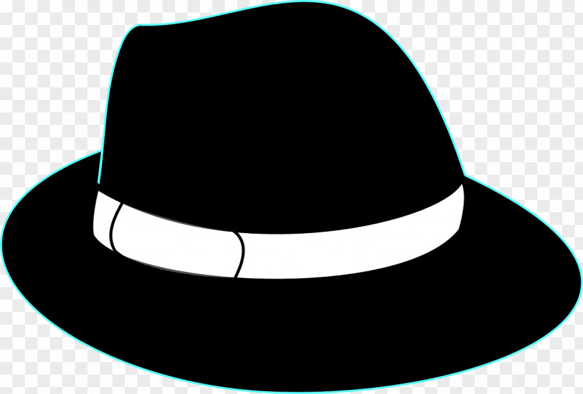 Hat Black Fedora Clip Art PNG