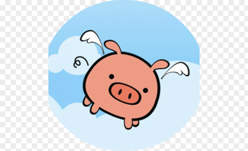 Pig Flying Marathon When Pigs Fly Cuteness PNG