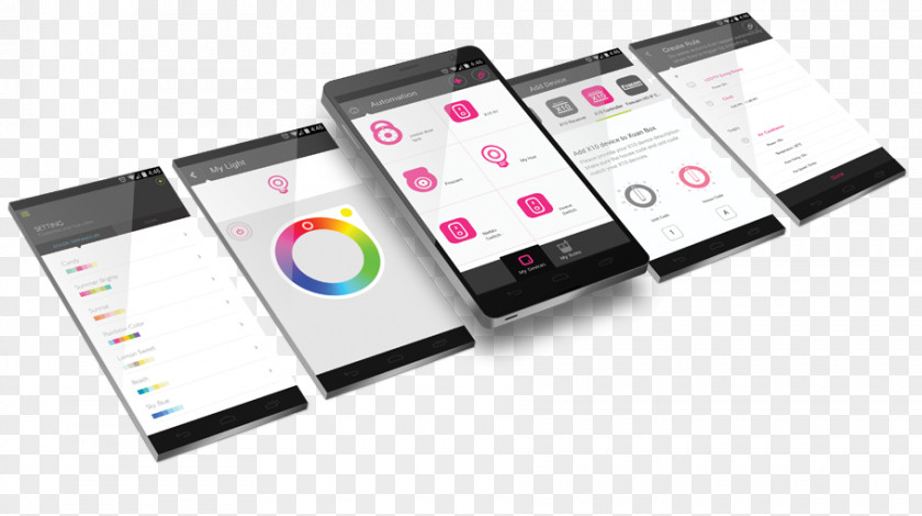 Smartphone Home Automation Kits User Interface Design PNG