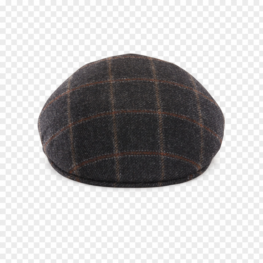 Tartan Brown Wool Hat PNG