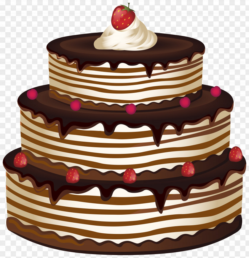 Cake Transparent Clip Art Image Birthday Chocolate Cupcake PNG