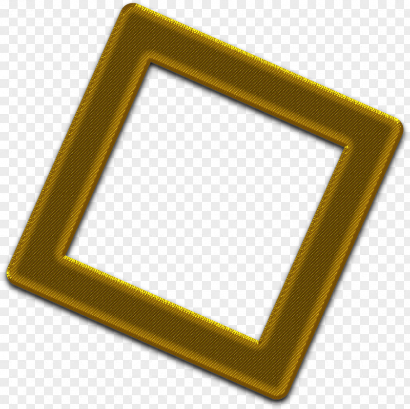 Frames Rectangle Square Yellow PNG