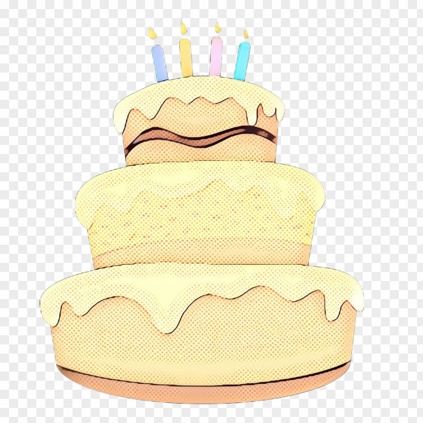 Cake Decorating Buttercream Birthday Torte PNG