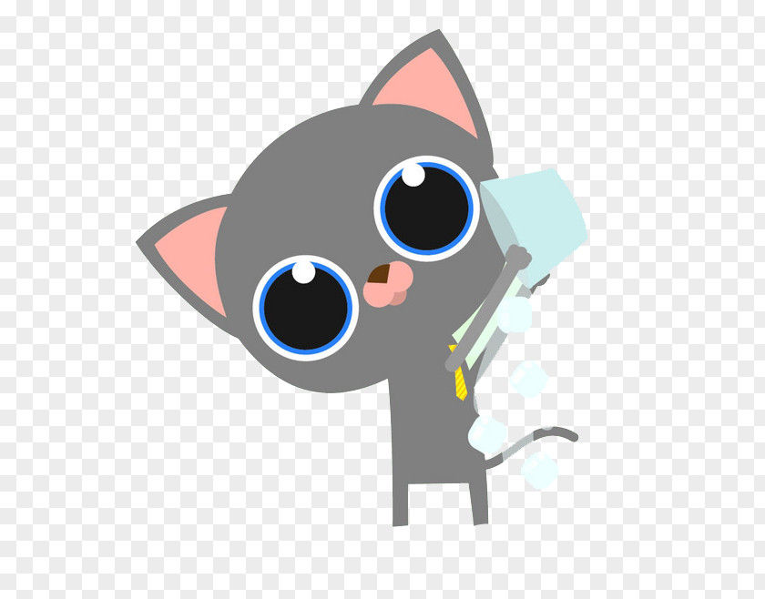 Cartoon Cat Icon PNG