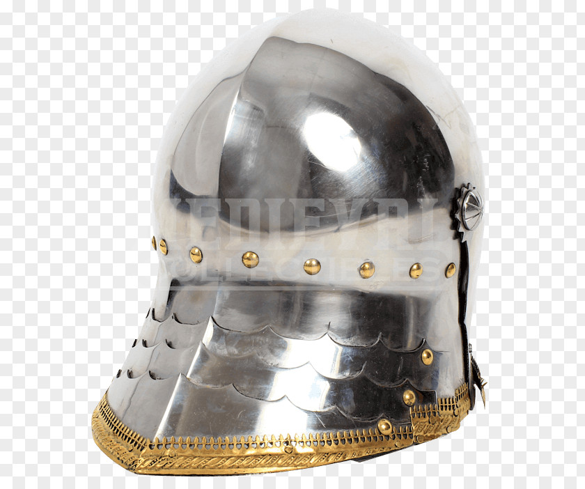 Helmet Sallet Knight Middle Ages Components Of Medieval Armour PNG
