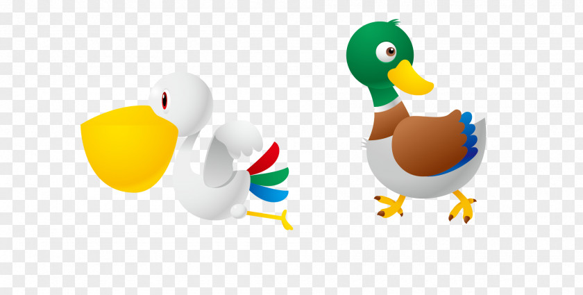 Vector Duck Material Logo Clip Art PNG