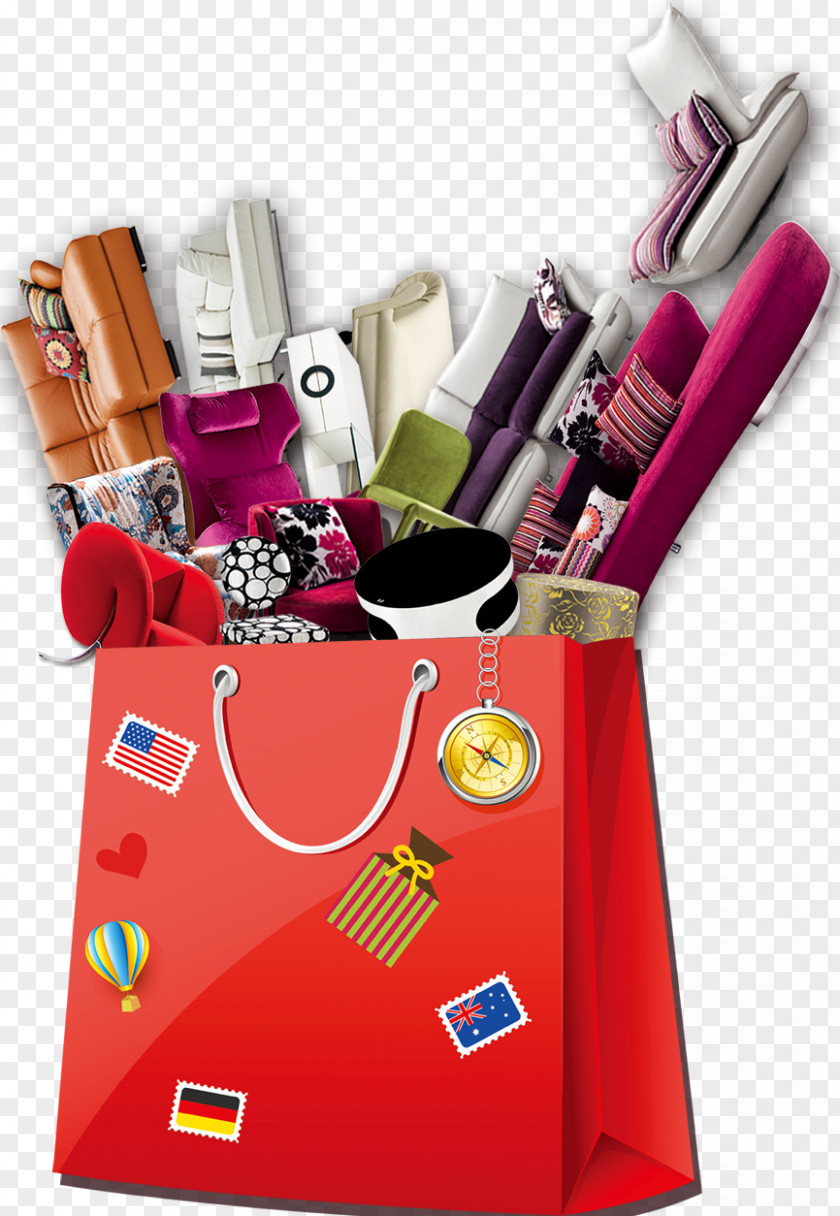 Furniture Shopping Bags Bag PNG