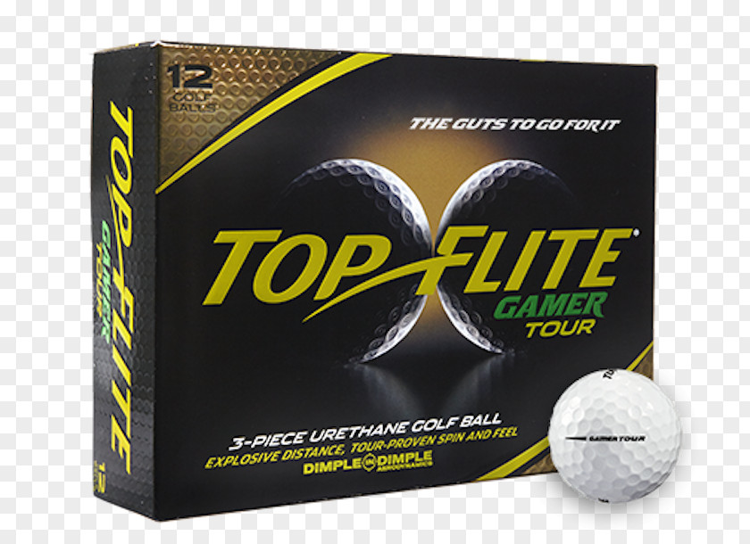 Golf Balls Top Flite Gamer Tour Brand PNG
