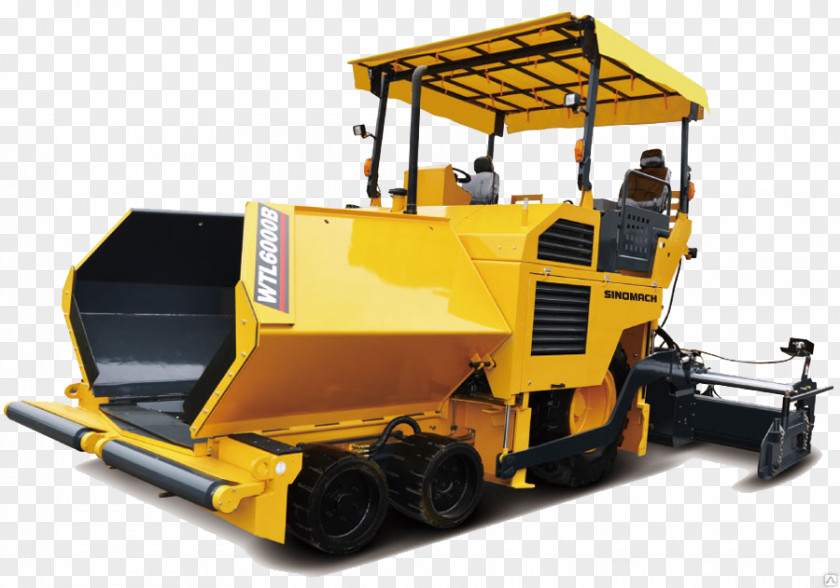 Road Paver Architectural Engineering Machine Pavement PNG