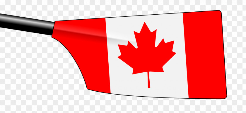 Rowing Flag Of Canada White Maple Leaf PNG