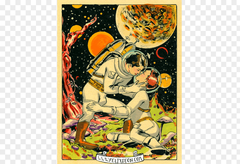 Science Fiction Retrofuturism Cartoon Comics PNG