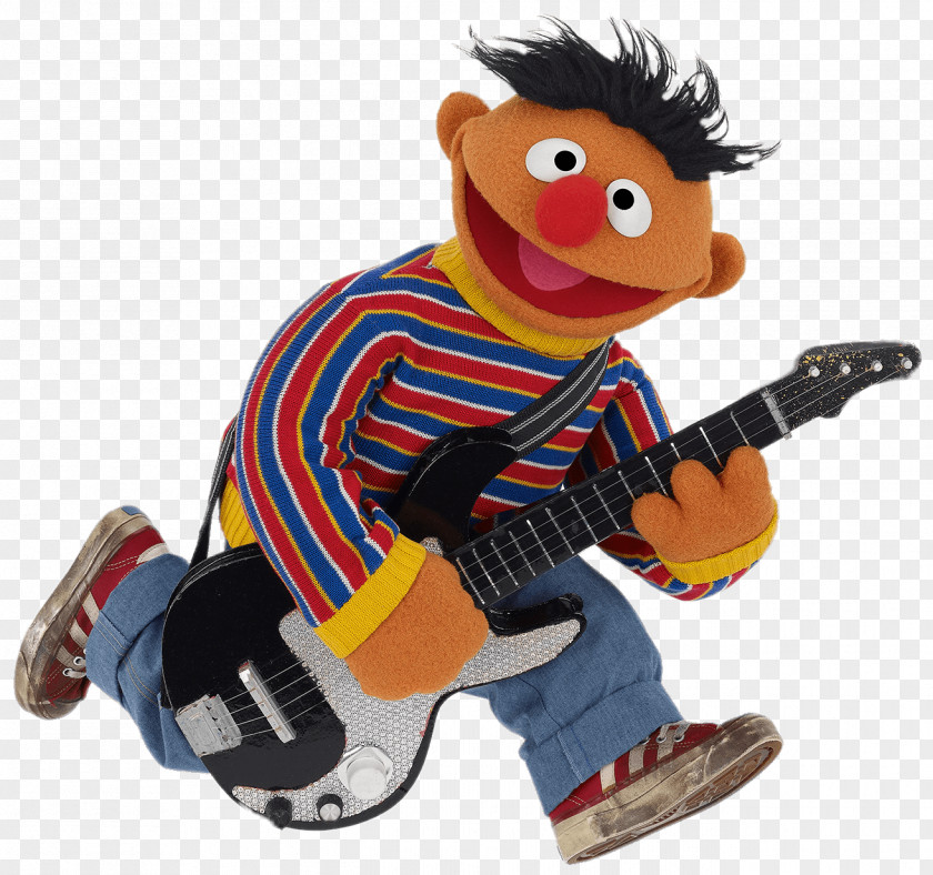 Sesame Ernie Bert Big Bird Grover Elmo PNG