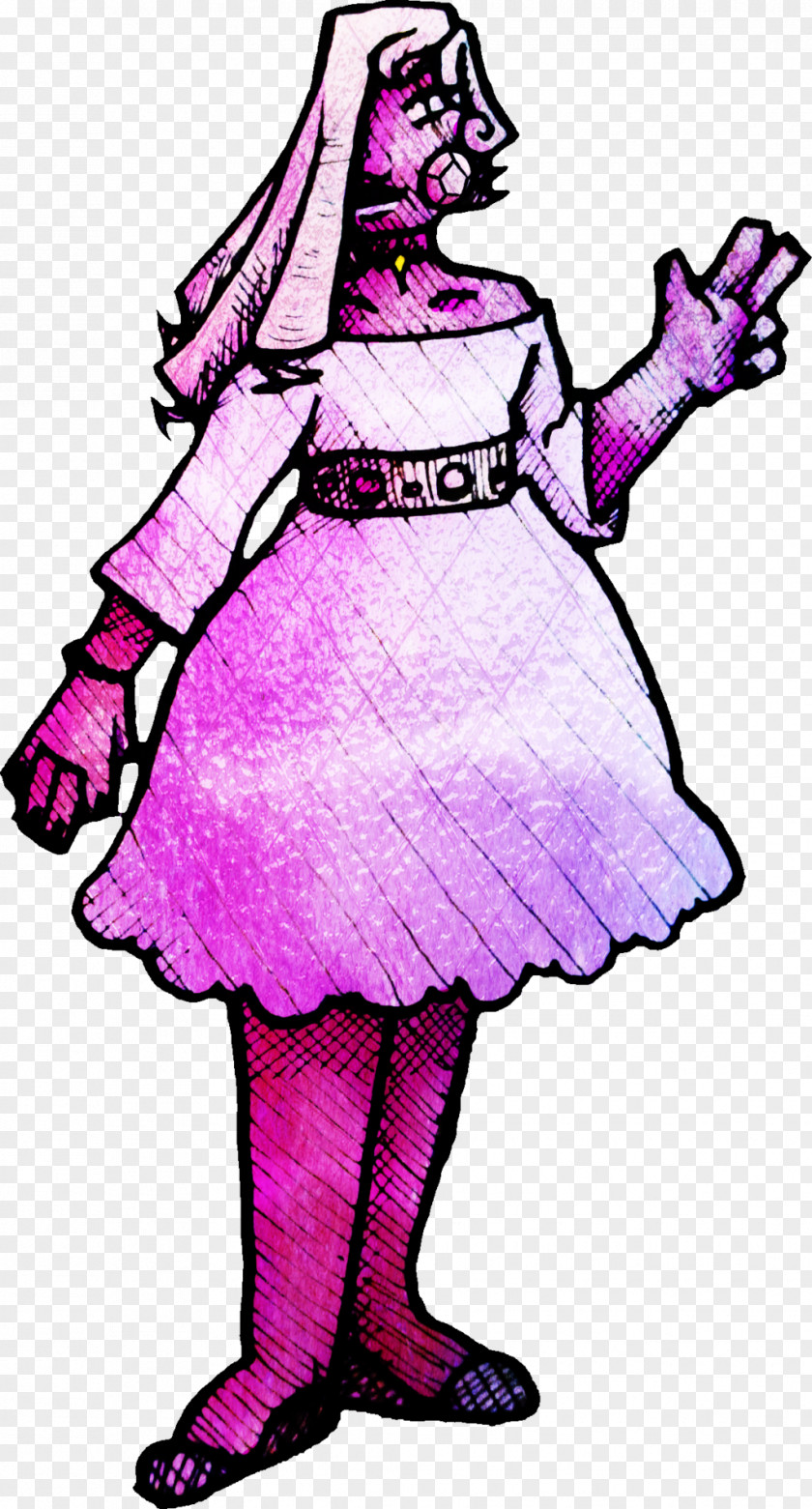 Flower Costume Cartoon Pink M Clip Art PNG