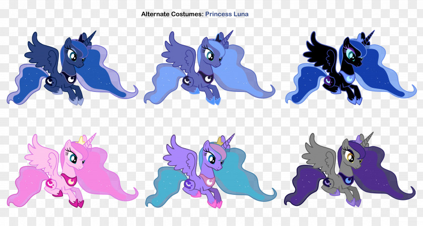 My Little Pony Princess Base Luna Rarity Twilight Sparkle Image PNG