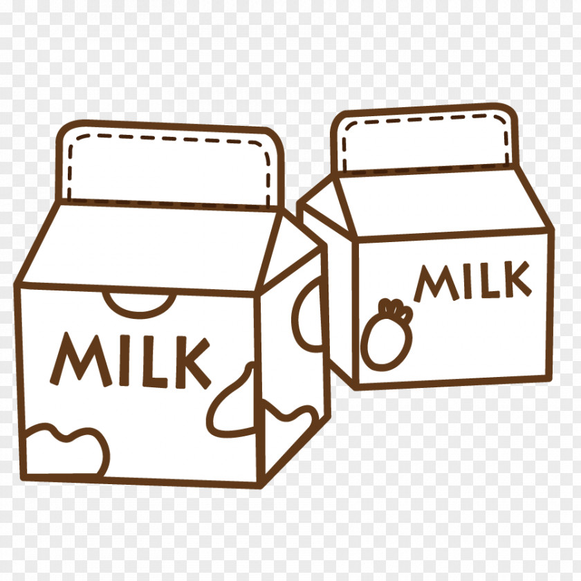 Vector Milk Packaging Box And Labeling Designer PNG