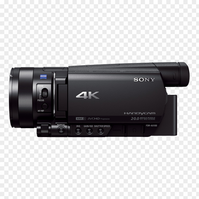 Video Camera 4K Resolution Cameras Sony Handycam PNG