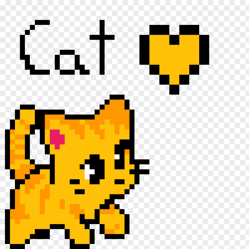 Baby Cat Pixel Art Animated Film PNG