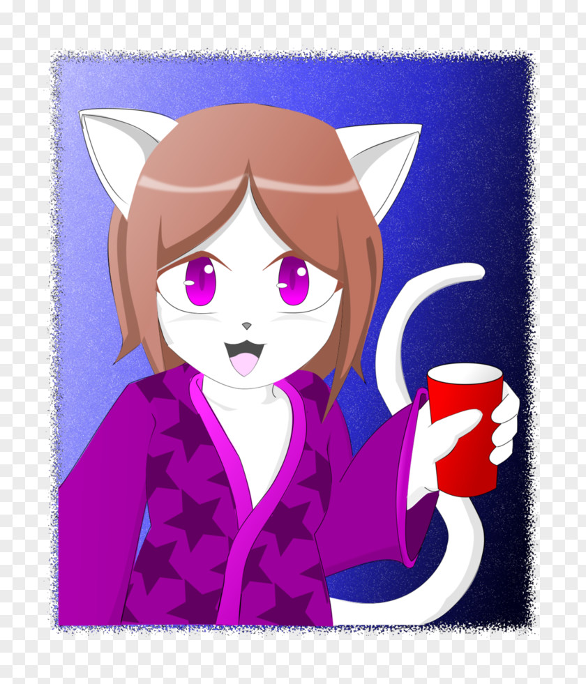 Cat Pink M Character Clip Art PNG