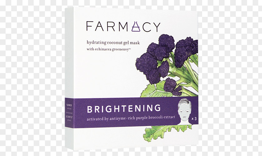 Farmacy BRIGHTENING Coconut Gel Mask Natural Skin Care Cosmetics PNG