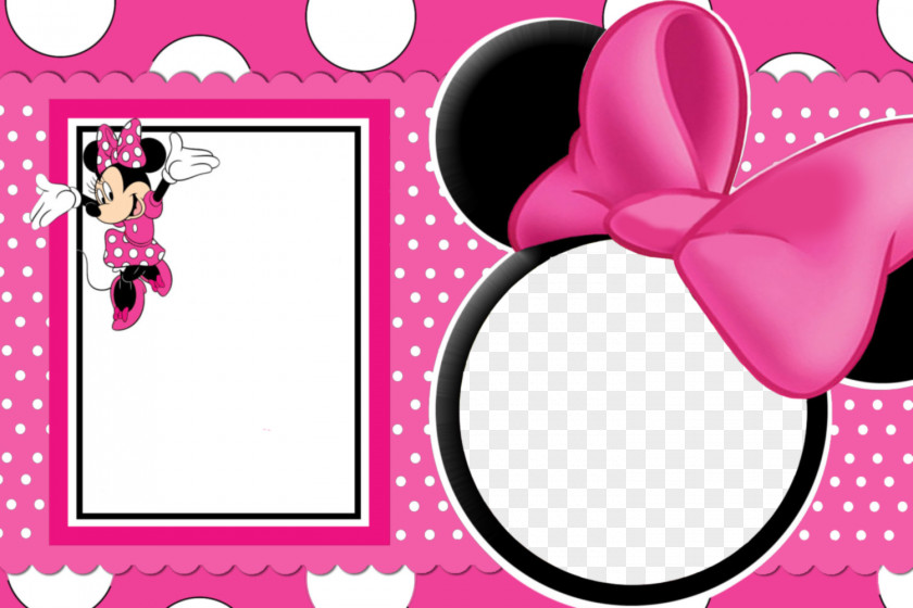 Minnie Mouse Frame Mickey Picture Frames Clip Art PNG