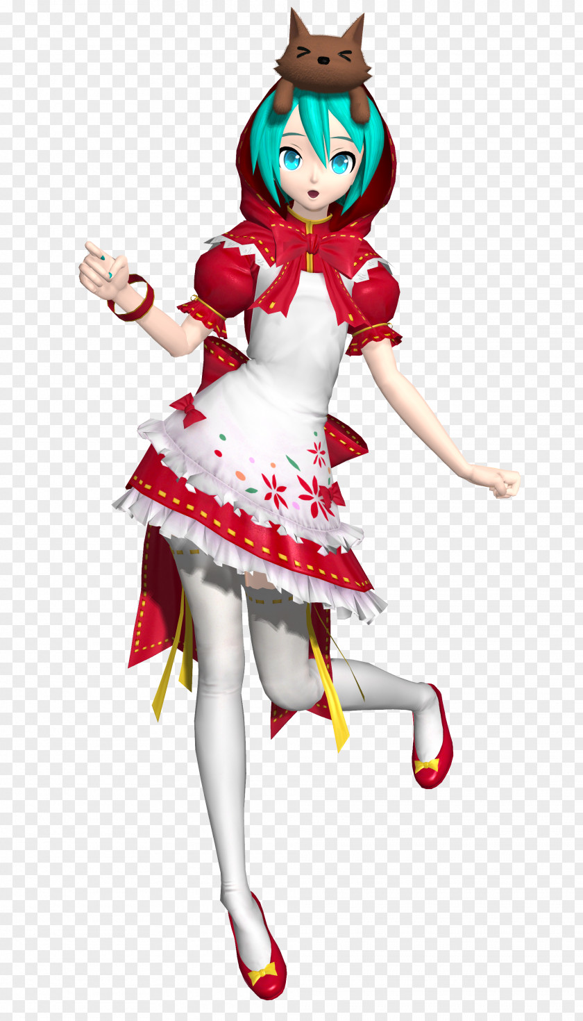 Red Riding Hood Hatsune Miku Little Vocaloid Cosplay PNG