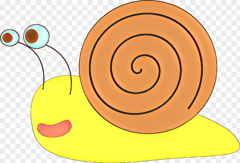 Spiral Sea Snail Cartoon PNG