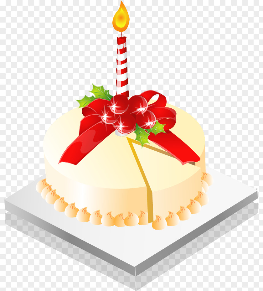 Vector Hand-drawn Birthday Cake Torte PNG