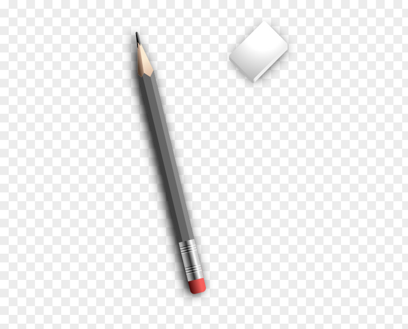 Vector Pencil And Eraser Ballpoint Pen PNG