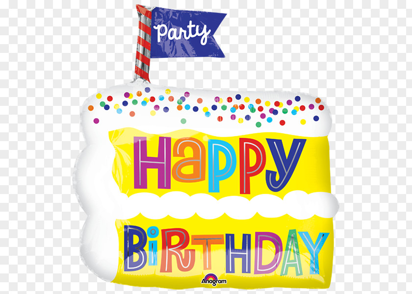 Balloon Birthday Cake Candle PNG