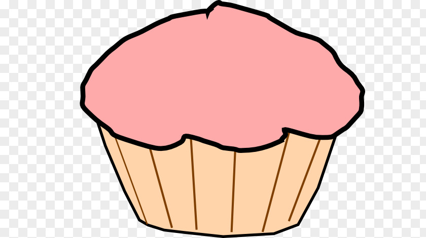 Cupcake Pink Kartun Chocolate Cake Icing Clip Art PNG
