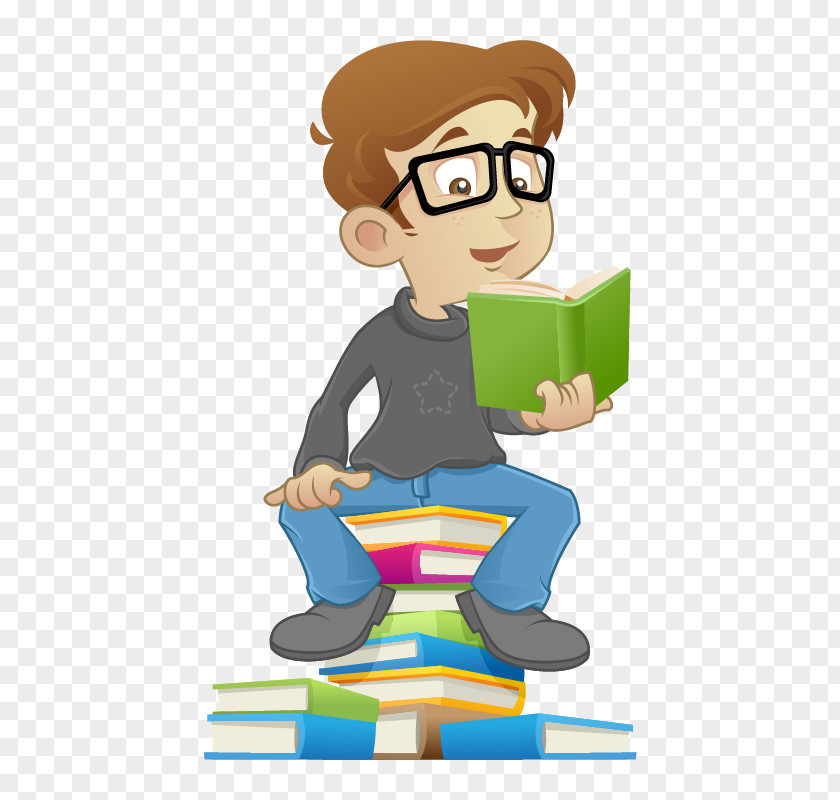 Kid Reading Book Child PNG