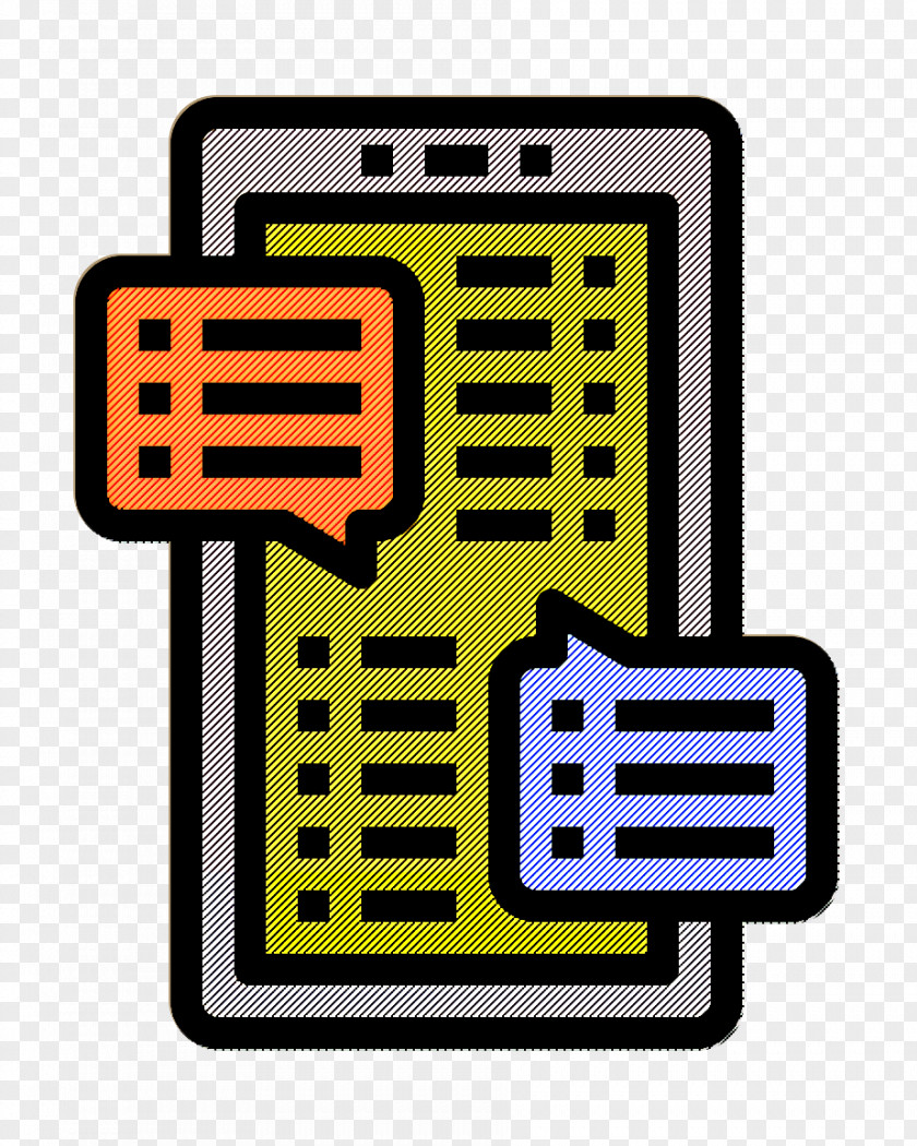 Talk Icon Message Mobile Interface PNG
