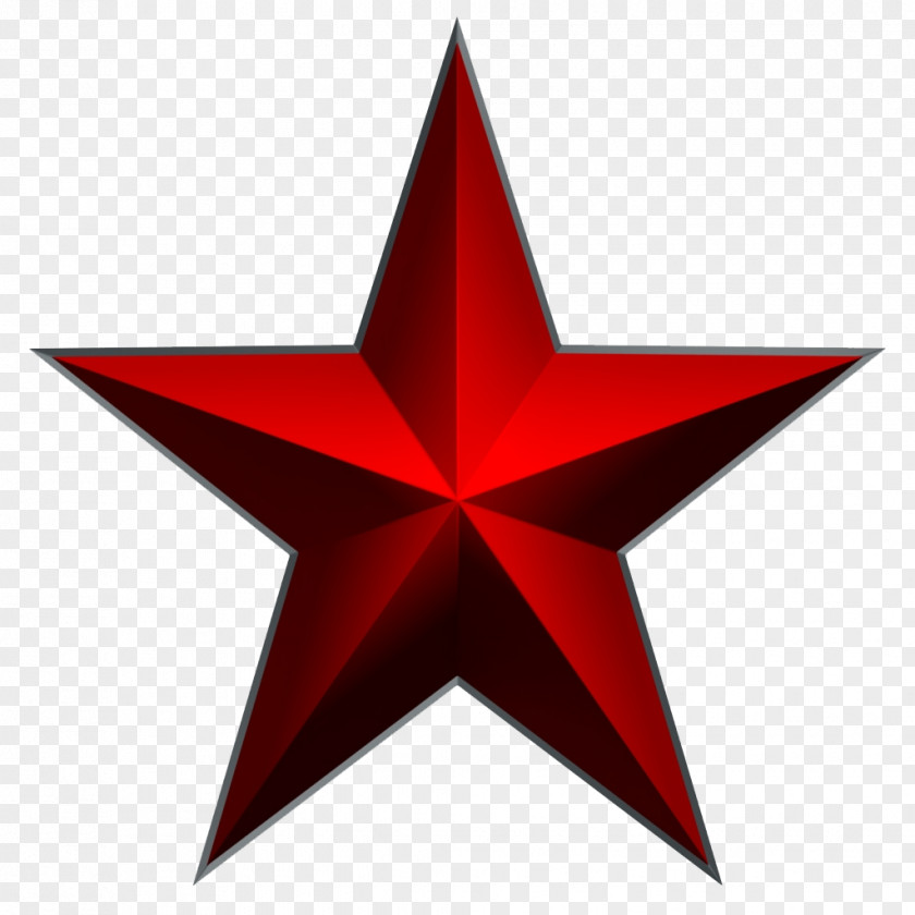 Wicca Red Star Clip Art PNG