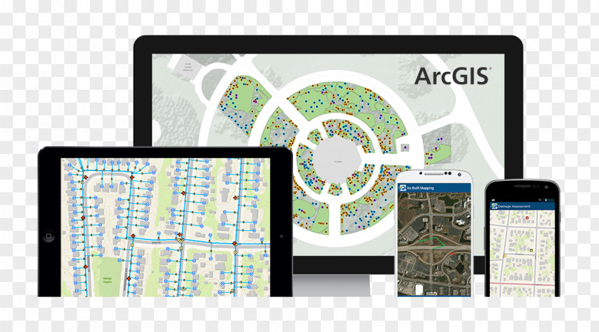 ArcGIS Geographic Information System Data And Desktop Computers PNG