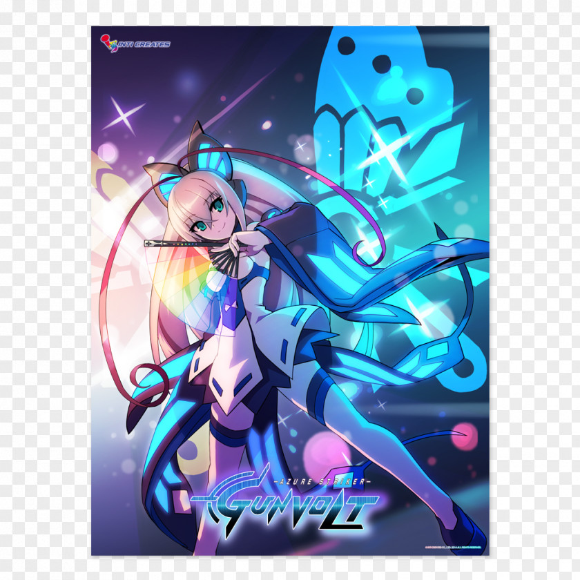 Azure Striker Gunvolt 2 Inti Creates PNG