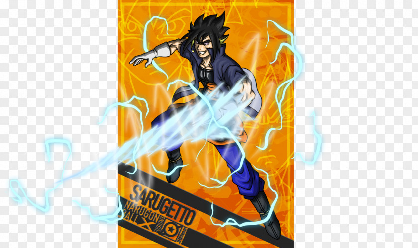 Goku Sasuke Uchiha Vegeta Super Saiyan Art PNG