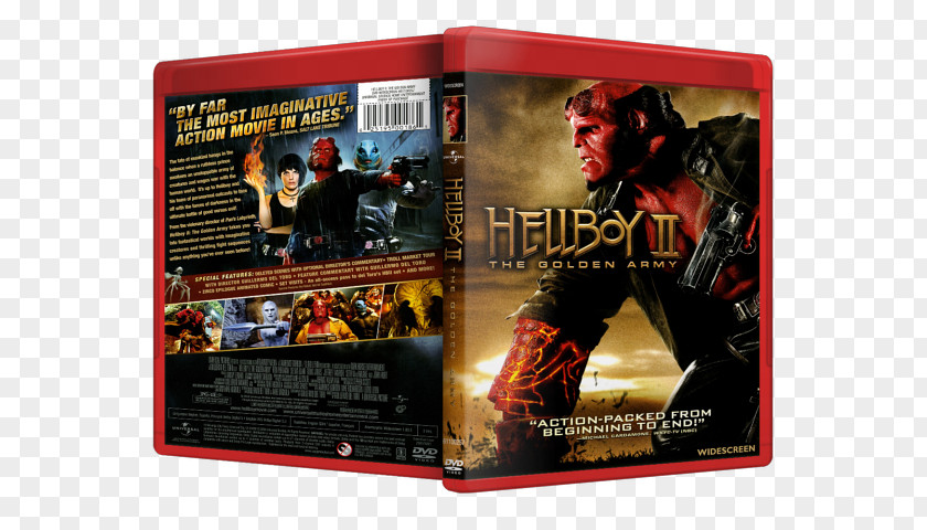 Hellboy Ii The Golden Army PG-13 (USA) Film DVD Widescreen PNG