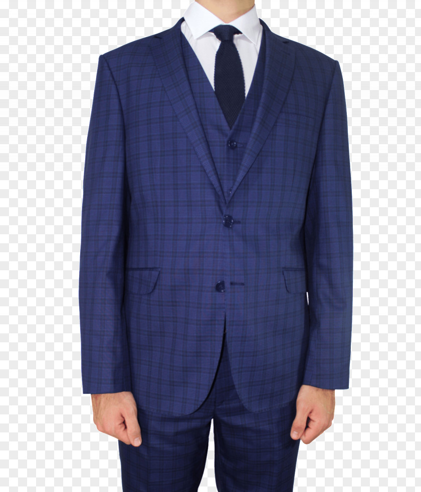 Blue Suit Blazer Tuxedo Double-breasted Jacket PNG